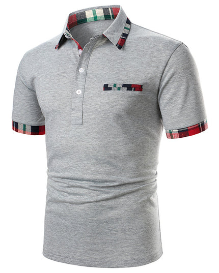Men Polo Men Shirt Short Sleeve Polo Shirt