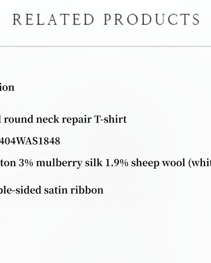 Women's LINDIS Wool & Mulberry Silk Round Neck T-Shirt — Luxury Slim Fit