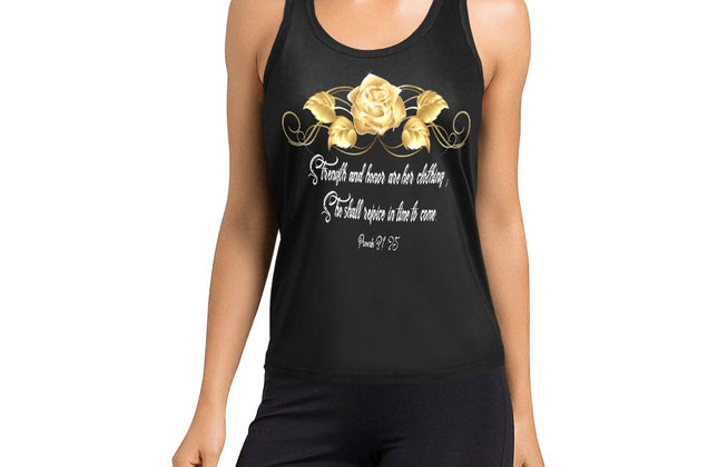 Women's Strength &amp; Honor Racerback Tank Top
