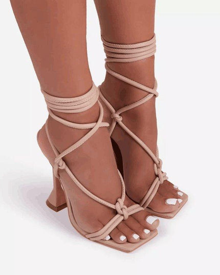 2021 High Heels Shoes Fashion Sexy Plus Size Open Toe Sandals Heel Sandals - Constantin & Crys