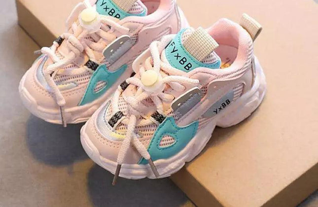 2022 New Girl's Sneakers Children's Boy's Baby Mesh Breathable Kids Shoes - Constantin & Crys