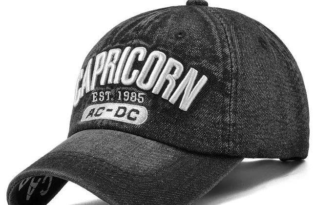 2024 Denim Baseball Cap Men Women Embroidery Letter Jeans Snapback - Constantin & Crys