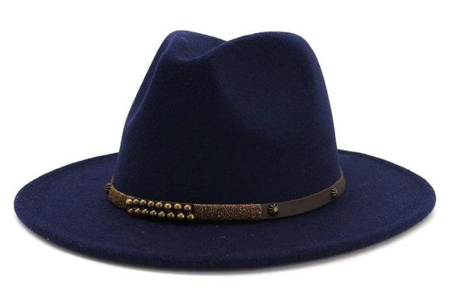 2025 Trend Men & Women Wide Brim Wool Felt Jazz Fedora Hats Panama Style - Constantin & Crys