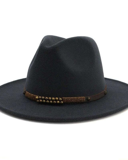 2025 Trend Men & Women Wide Brim Wool Felt Jazz Fedora Hats Panama Style - Constantin & Crys