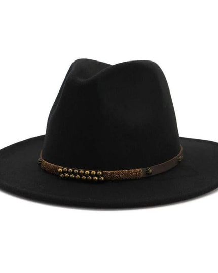2025 Trend Men & Women Wide Brim Wool Felt Jazz Fedora Hats Panama Style - Constantin & Crys