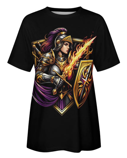 Women's Bold Templar Knight Cotton T-Shirt