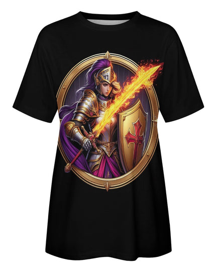 Women's Bold Templar Knight Cotton T-Shirt