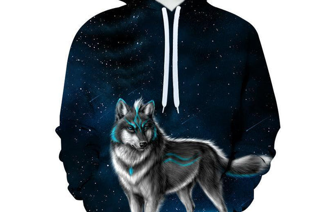 3D Digital Printing Hooded Pocket Pullover Hooded Men's Sweater Custom Hoodies - Constantin & Crys