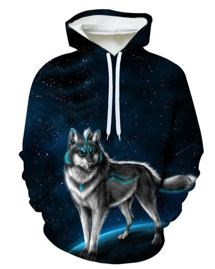 3D Digital Printing Hooded Pocket Pullover Hooded Men's Sweater Custom Hoodies - Constantin & Crys