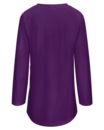 Women's Cat-Themed 'Act My Age' Long Sleeve Crew Neck Shirt