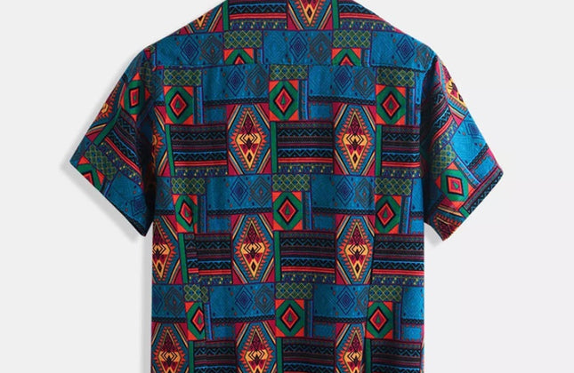 Beach shirt printed shirt men