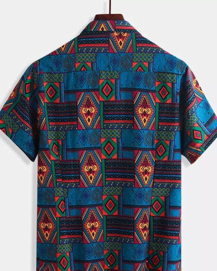 Beach shirt printed shirt men