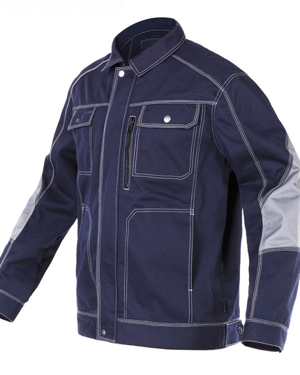 Men's Cargo Work Jacket — Multi-Pocket Utility Outerwear