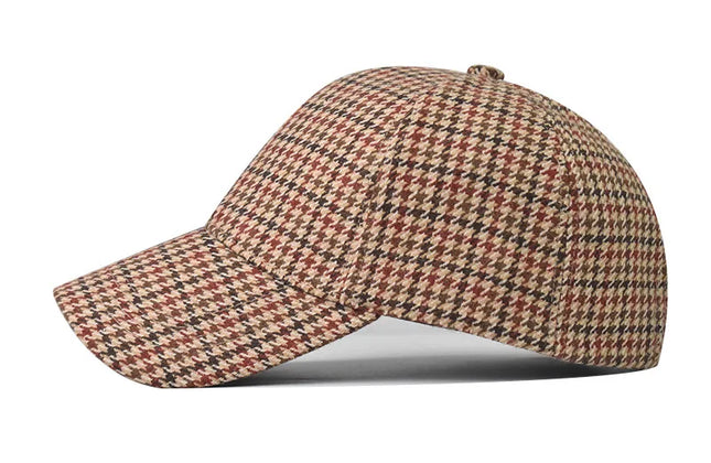 FS Luxury Brand Houndstooth Baseball Caps