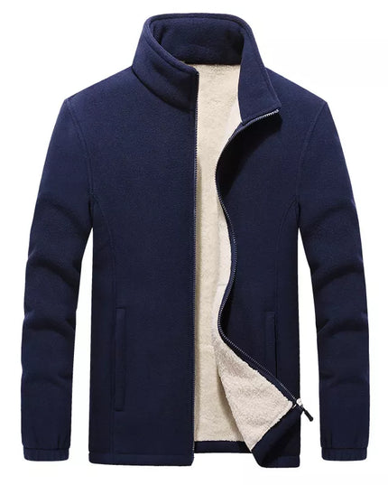 Mens Thick Fleece Jackets Men Outwear Sportswear Wool Liner Warm Jackets