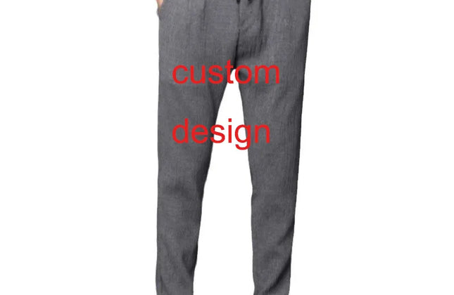 Custom Mens Vintage Style Slim Fit Stacked Jean Distressed Side Pocket Denim