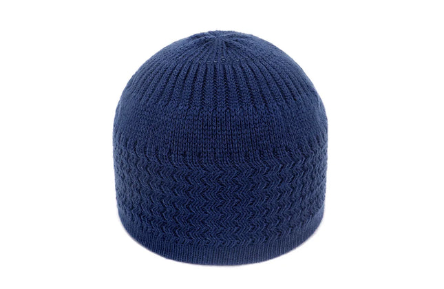 Winter Knitted Muslim Men Prayer Hats Warm Male Beanies Cap Islamic Ramadan