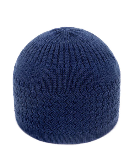 Winter Knitted Muslim Men Prayer Hats Warm Male Beanies Cap Islamic Ramadan