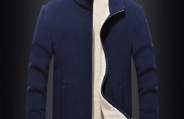 Mens Thick Fleece Jackets Men Outwear Sportswear Wool Liner Warm Jackets
