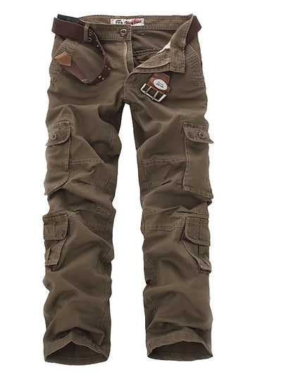 New Fall Men Cargo Pants Camouflage Trousers Pants for Men 4 Colors Pocket