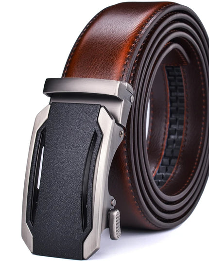 Men's Ratchet Belt with Automatic Buckle