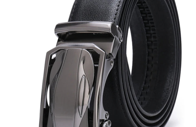 Men's Ratchet Belt with Automatic Buckle