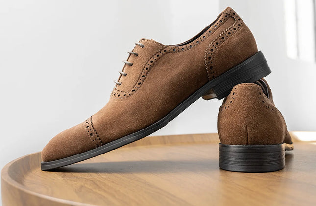 Wholesale Stylish Cow Suede Office Formal Shoes Men Wedding Men's Shoes