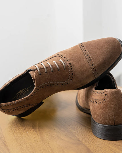 Wholesale Stylish Cow Suede Office Formal Shoes Men Wedding Men's Shoes