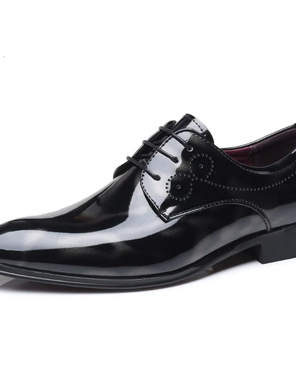 Patent Leather Oxford Shoes for Men Dress Shoes Men Formal Shoes Pointed