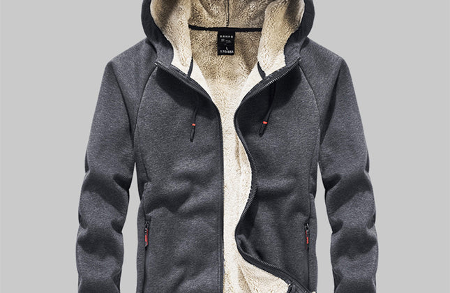 Winter Men Coat Cotton Padded Hooded Outwear Men's Cotton Plus Size