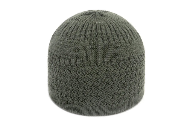 Winter Knitted Muslim Men Prayer Hats Warm Male Beanies Cap Islamic Ramadan