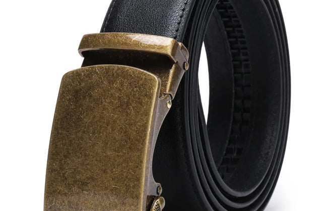 Men's Ratchet Belt with Automatic Buckle