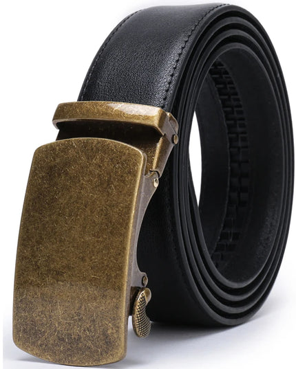 Men's Ratchet Belt with Automatic Buckle