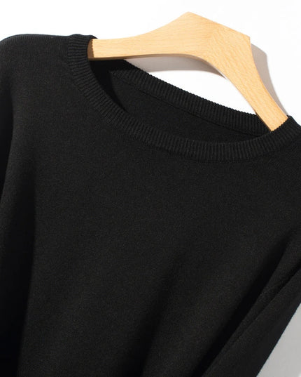 Men’s Custom Logo Knit Sweater – Casual Long Sleeve Pullover