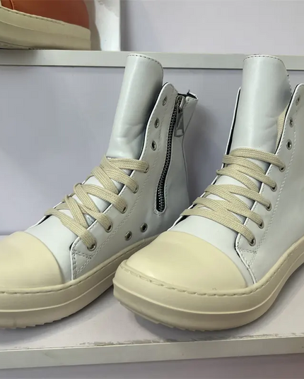 Men's Urban Athletic Zip Sneakers – Streetwear Casual Shoes