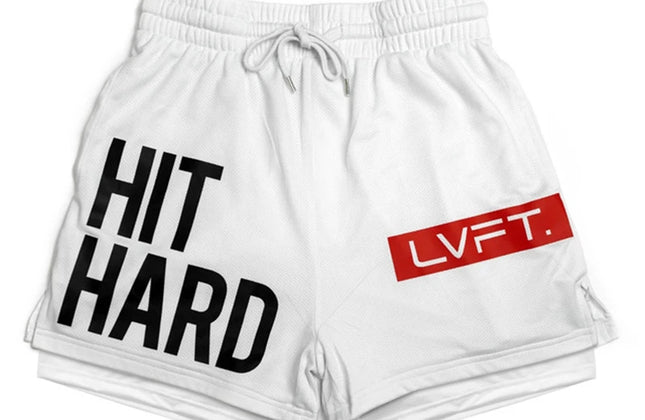 Summer Running Shorts Men 2 in 1 Sports Jogging Fitness Shorts Training Quick
