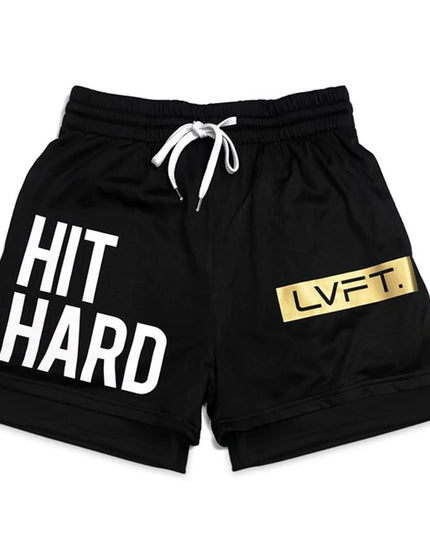 Summer Running Shorts Men 2 in 1 Sports Jogging Fitness Shorts Training Quick