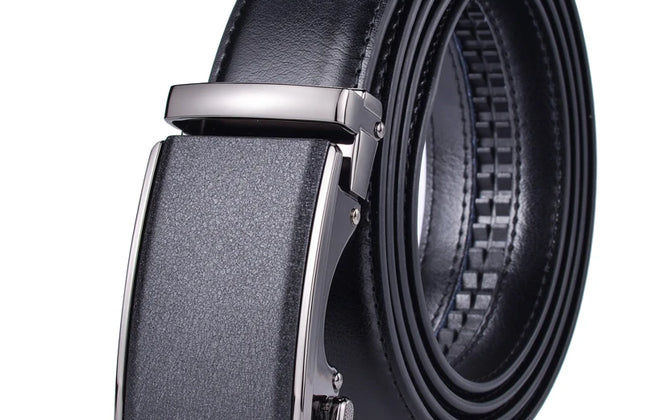 Men's Ratchet Belt with Automatic Buckle