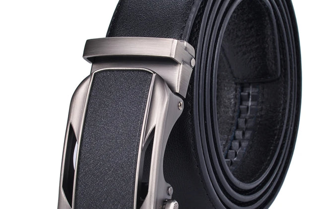 Men's Ratchet Belt with Automatic Buckle