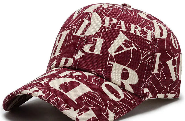 FS Black Red Brand Alphabet Baseball Caps for Men Luxury