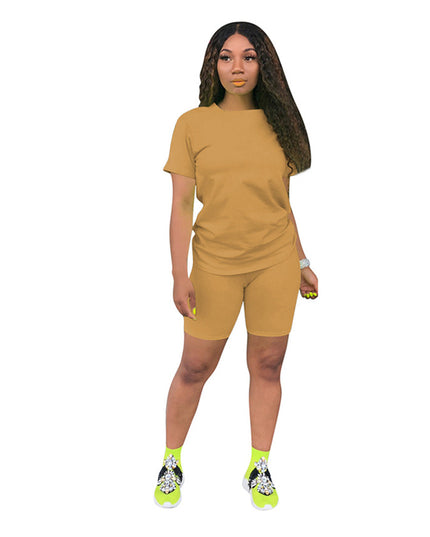 Custom Outfits Women T Shirt and Short Sets Summer 2 Two Piece Short