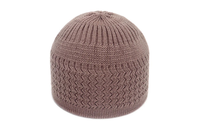Winter Knitted Muslim Men Prayer Hats Warm Male Beanies Cap Islamic Ramadan