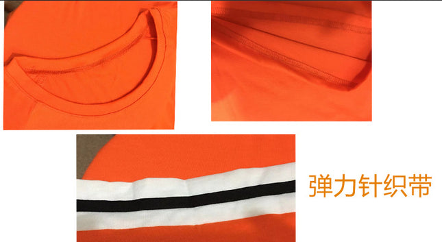 Hot Selling Short Sleeve Shirt and Shorts Set Men O - Neck Patchwork