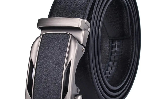 Men's Ratchet Belt with Automatic Buckle