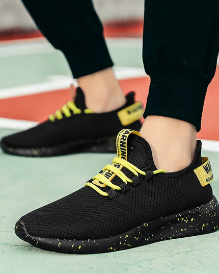 Men's Lightweight Breathable Vulcanize Sneakers — Non-Slip