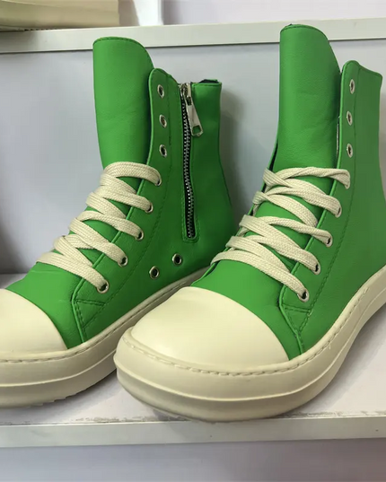 Men's Urban Athletic Zip Sneakers – Streetwear Casual Shoes