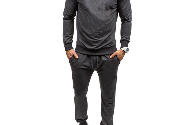 Wholesale Customized Solid Sweatsuit Men Jogging Long Sleeve Hoodies