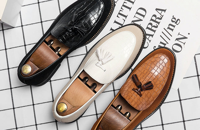 Jinbeile High Quality Shoe for Men Casual and Office 2021 Beanie Shoes Men