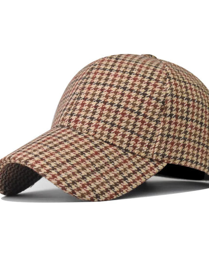 FS Luxury Brand Houndstooth Baseball Caps