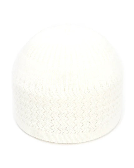 Winter Knitted Muslim Men Prayer Hats Warm Male Beanies Cap Islamic Ramadan
